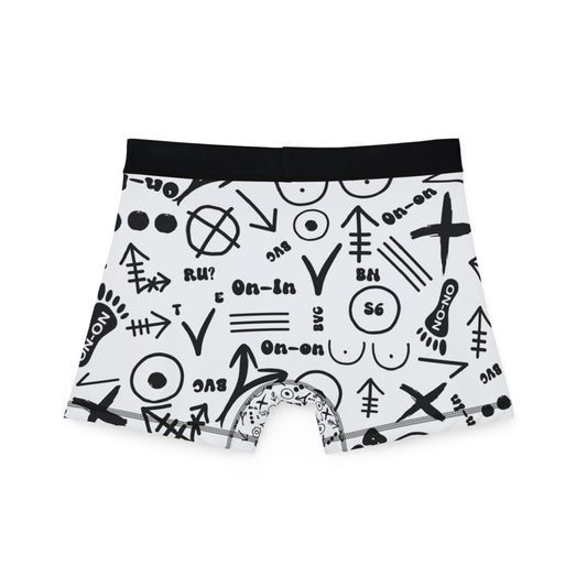 WAH3 Hash Symbols Men's Boxers, Unique Printed Underwear, AOP Boxers for Everyday Comfort, Fun Gift for Men, Stylish Menswear