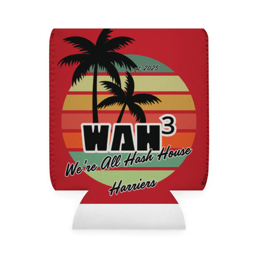 WAH3 Red Tropic Simpsons Runnin Parody Funny Can Cooler Sleeve, Beverage Insulator for Parties, Novelty Gift for Beer Lovers, Unique Wedding Favor, Summer BBQ Accessory