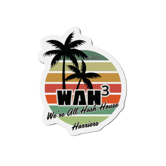 WAH3 Tropical Die-Cut Magnet | Fun Decor for Fridge, Office, or Locker | Perfect Gift for Space Lovers, Kids, and Students