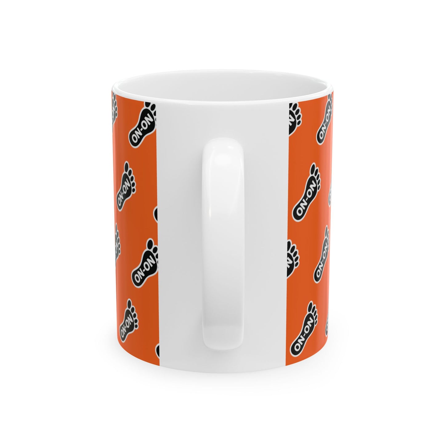 WAH3 Orange On-On Foot Ceramic Mug - 11oz & 15oz