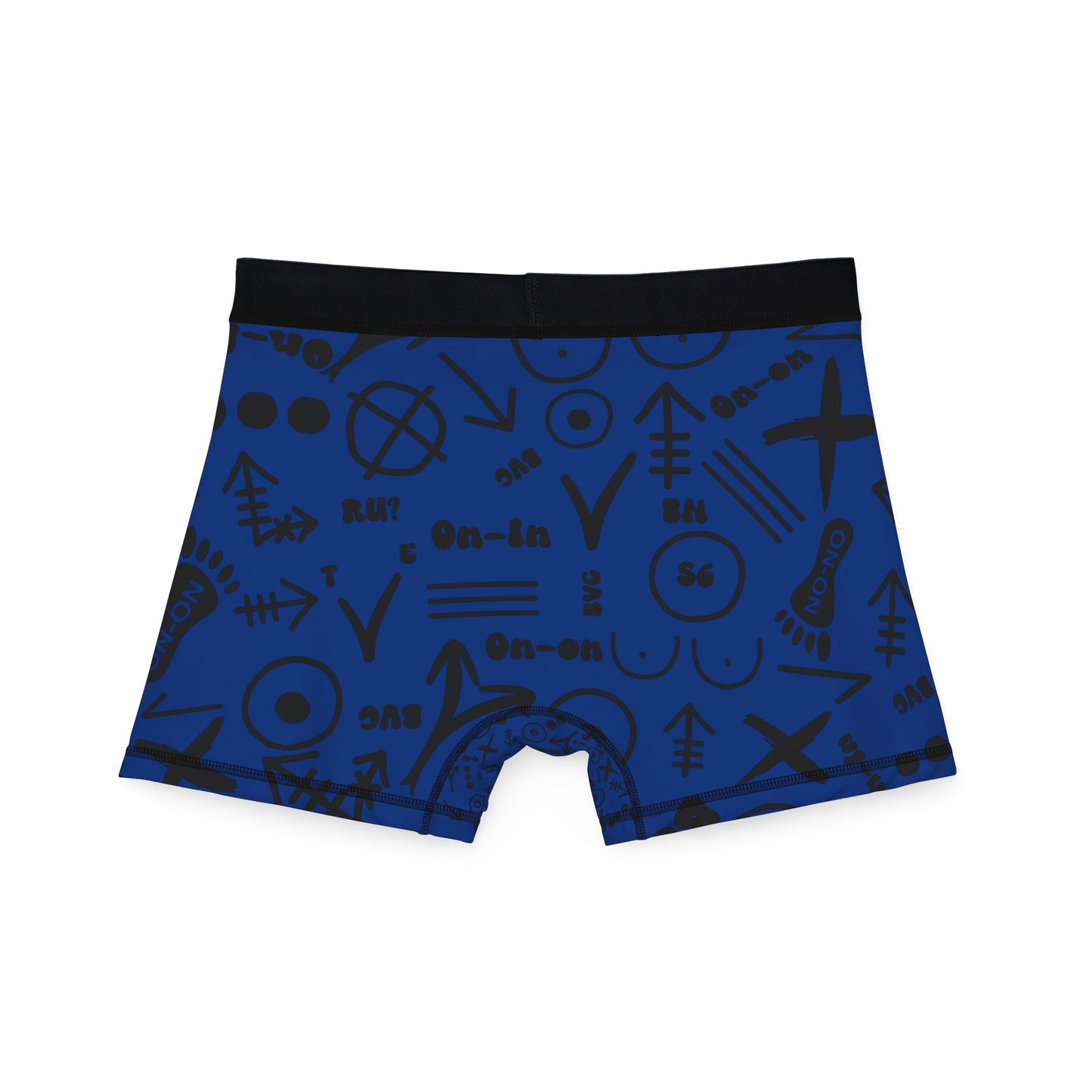 WAH3 Hash Symbols Blue Men's Boxers, Unique Printed Underwear, AOP Boxers for Everyday Comfort, Fun Gift for Men, Stylish Menswear