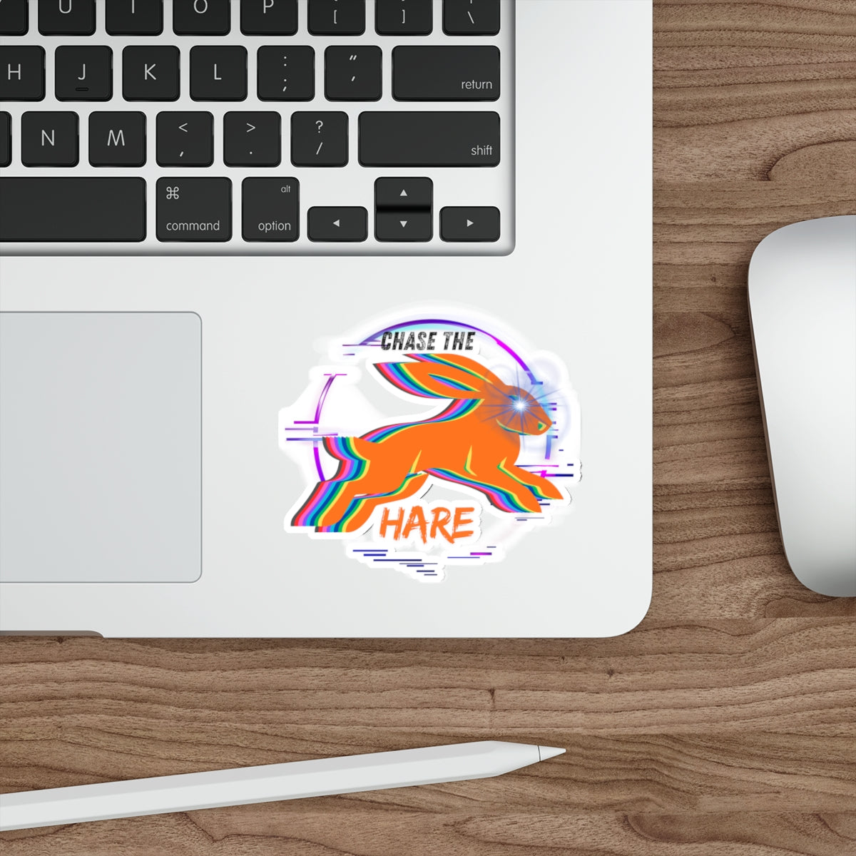 WAH3 Chase The Hare Die-Cut Stickers