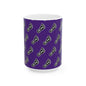 WAH3 Purple On-On Foot Ceramic Mug - 11oz & 15oz
