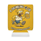 WAH3 Yellow Tropic Simpsons Runnin Parody Funny Can Cooler Sleeve, Beverage Insulator for Parties, Novelty Gift for Beer Lovers, Unique Wedding Favor, Summer BBQ Accessory