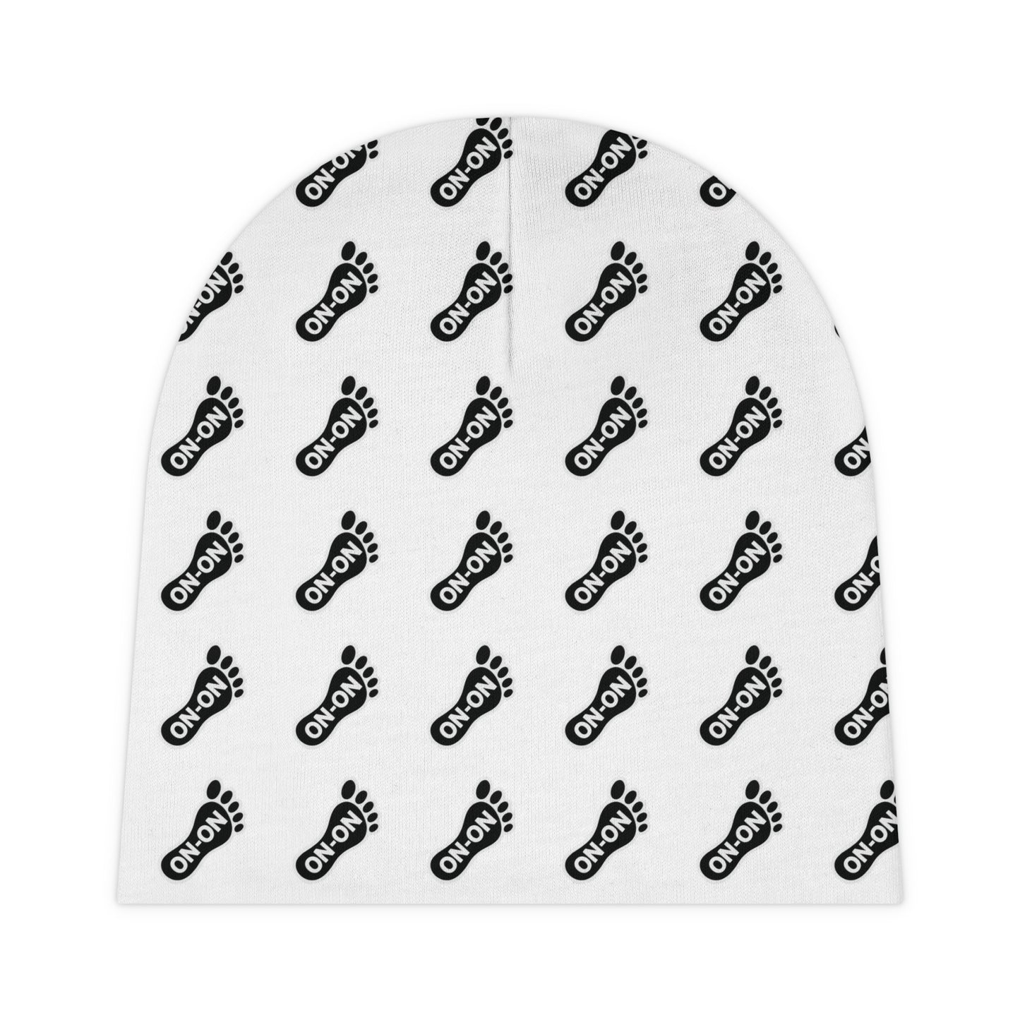 WAH3 On-on Foot Baby Beanie | Cute Newborn Gift, Baby Shower Accessory, Everyday Comfort, Infant Hat, First Christmas Beanie