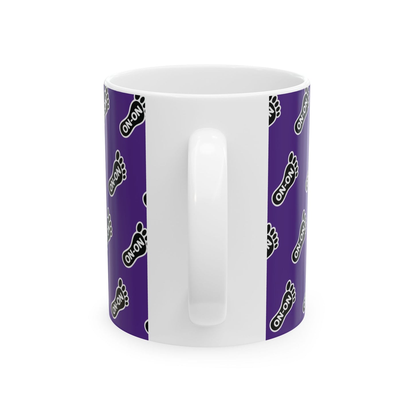 WAH3 Purple On-On Foot Ceramic Mug - 11oz & 15oz