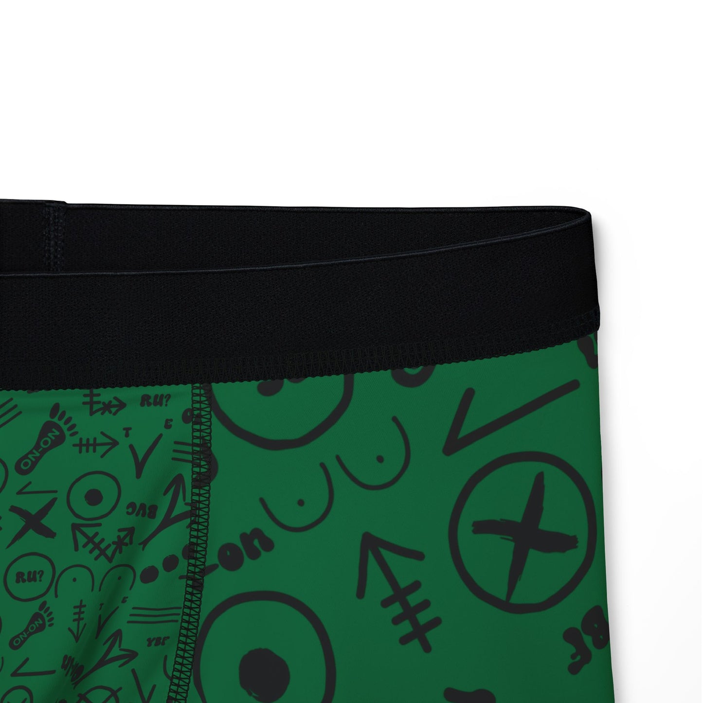 WAH3 Hash Symbols Green Men's Boxers, Unique Printed Underwear, AOP Boxers for Everyday Comfort, Fun Gift for Men, Stylish Menswear