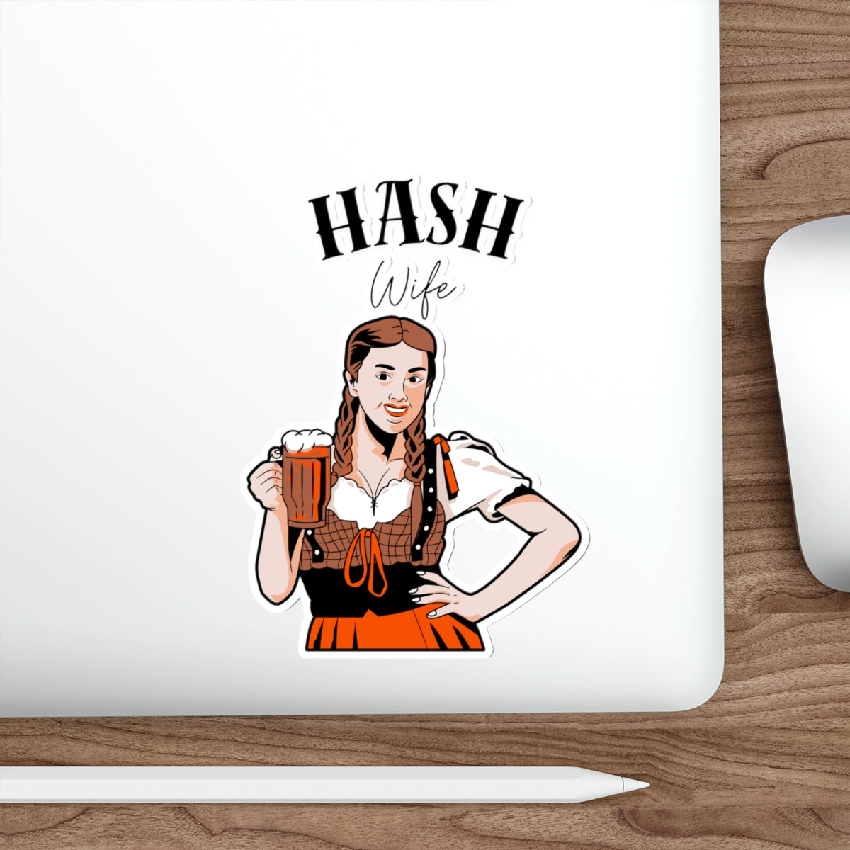 WAH3 Hash Wife Die-Cut Stickers