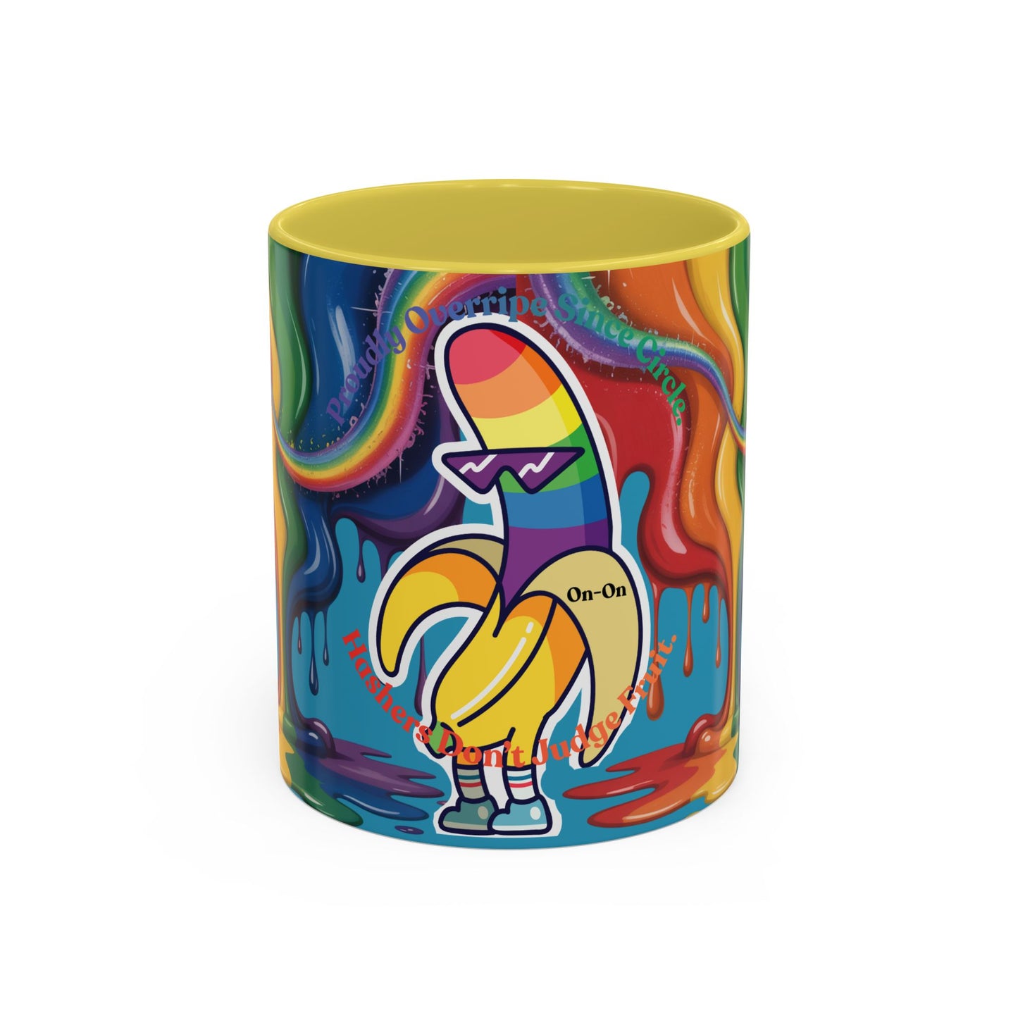 WAH3 Banana Pride Mug - Colorful 11oz & 15oz Coffee Cup
