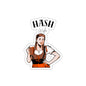 WAH3 Hash Wife Die-Cut Stickers