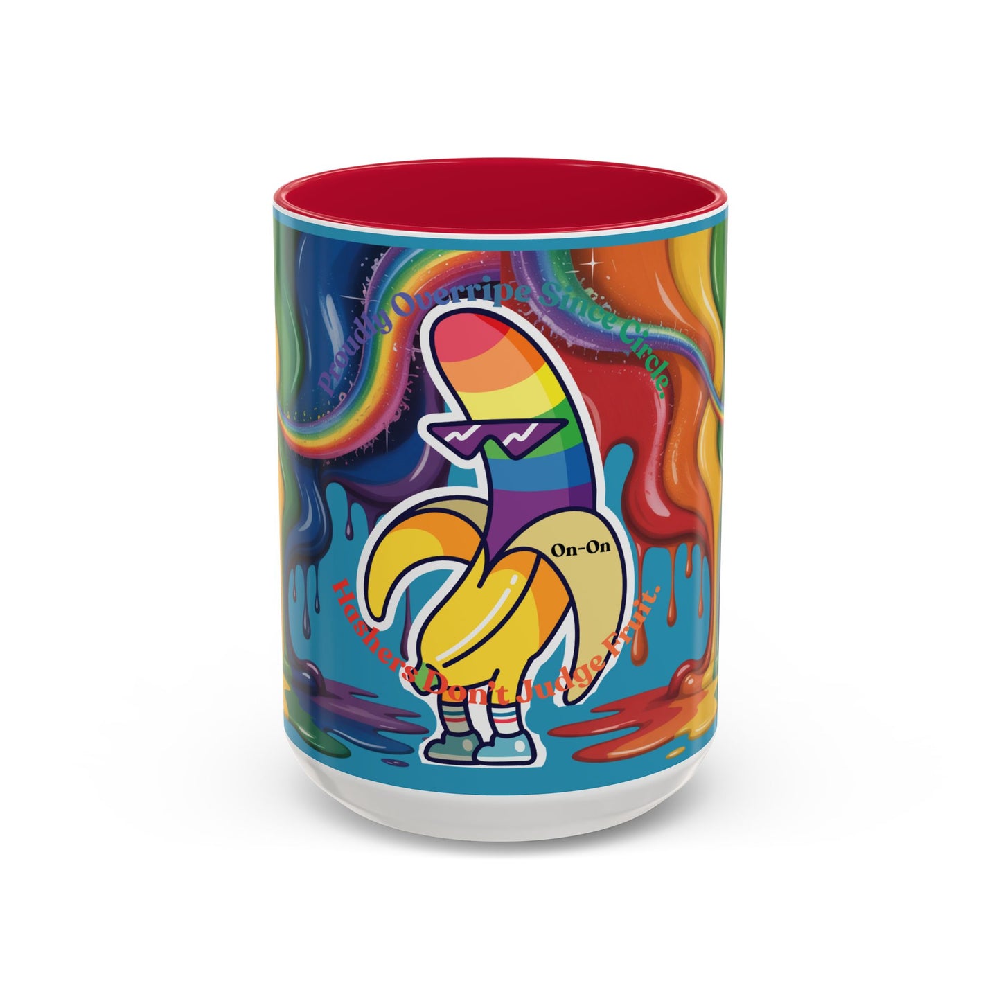 WAH3 Banana Pride Mug - Colorful 11oz & 15oz Coffee Cup