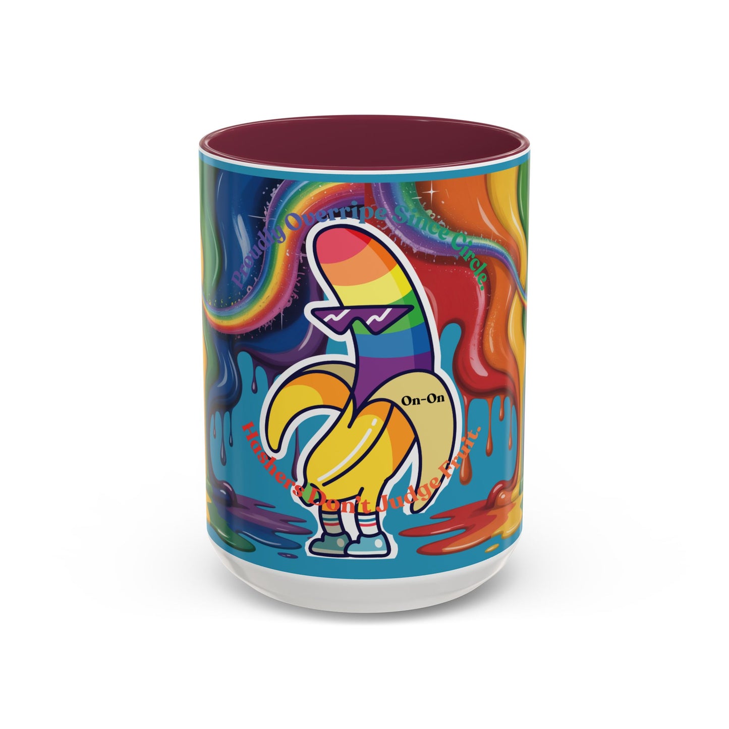 WAH3 Banana Pride Mug - Colorful 11oz & 15oz Coffee Cup