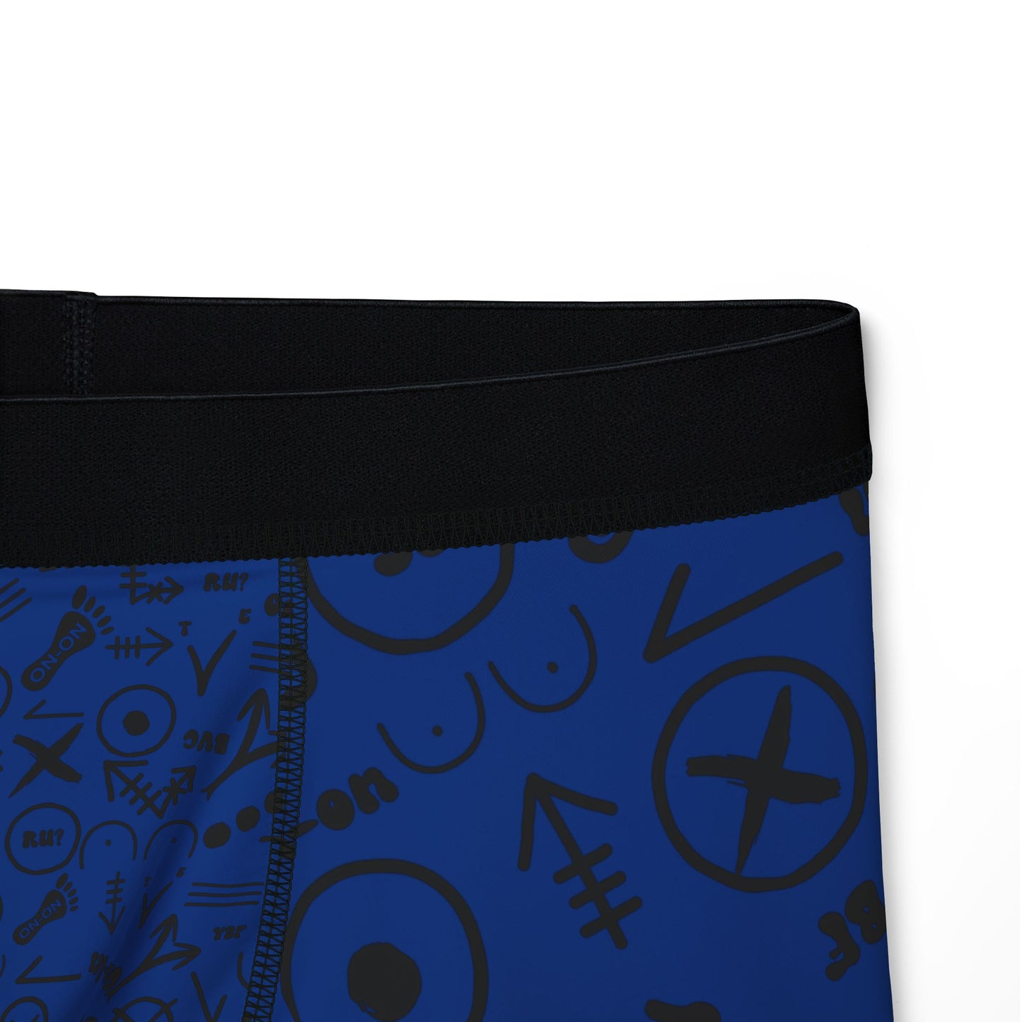 WAH3 Hash Symbols Blue Men's Boxers, Unique Printed Underwear, AOP Boxers for Everyday Comfort, Fun Gift for Men, Stylish Menswear