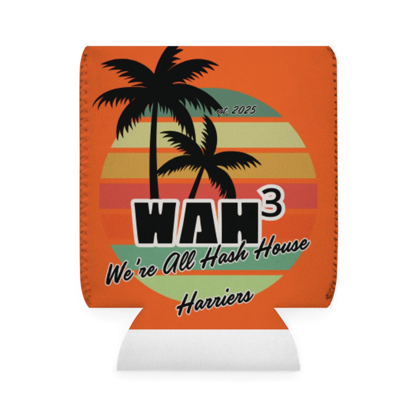 WAH3 Orange Tropic Simpsons Runnin Parody Funny Can Cooler Sleeve, Beverage Insulator for Parties, Novelty Gift for Beer Lovers, Unique Wedding Favor, Summer BBQ Accessory