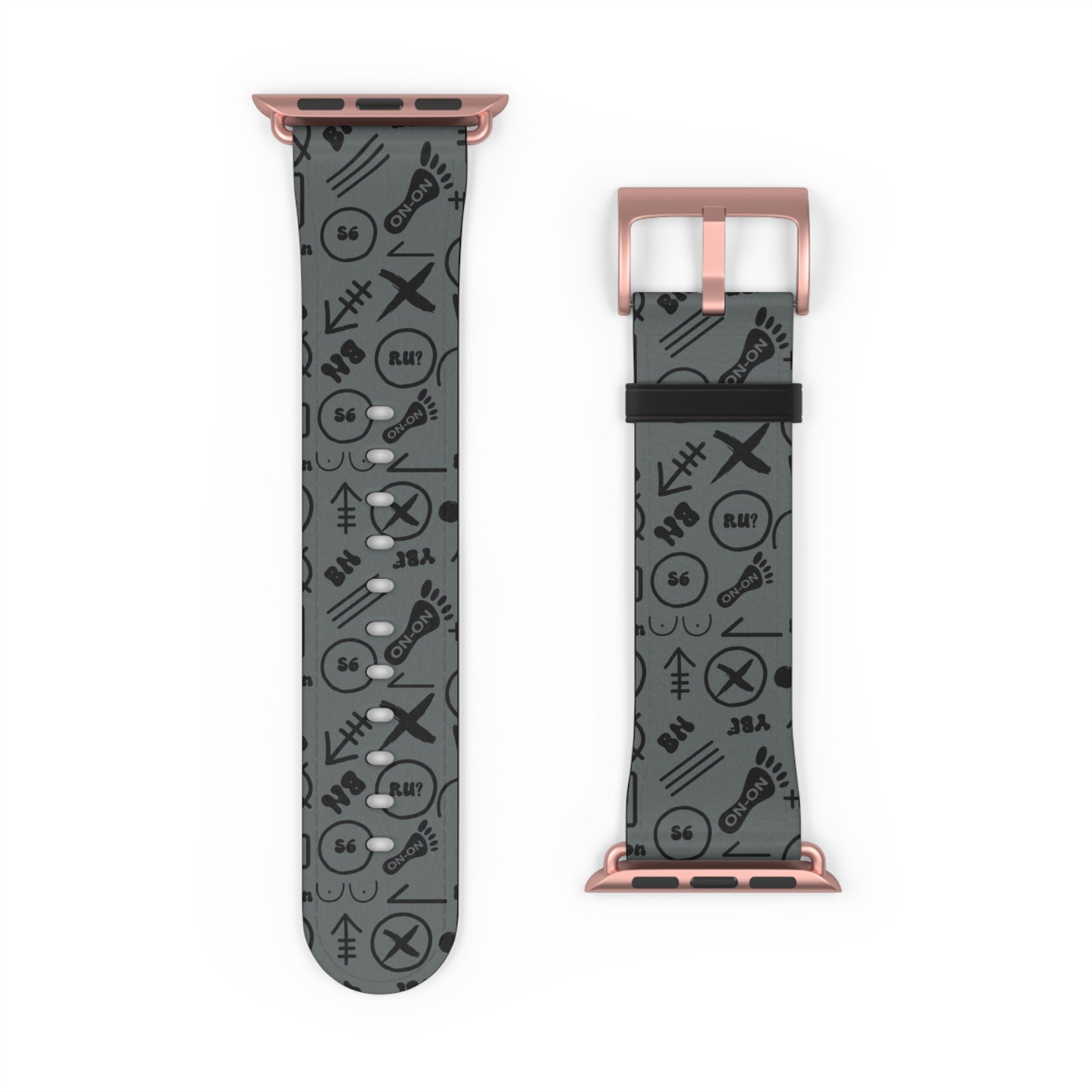 Hash House Harriers Trail Symbol Apple Watch Band – On-On Edition