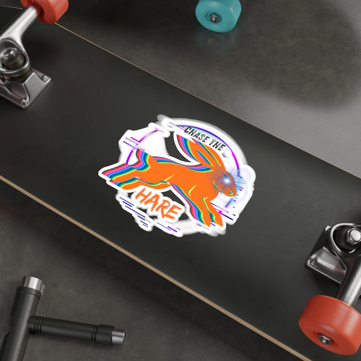 WAH3 Chase The Hare Die-Cut Stickers