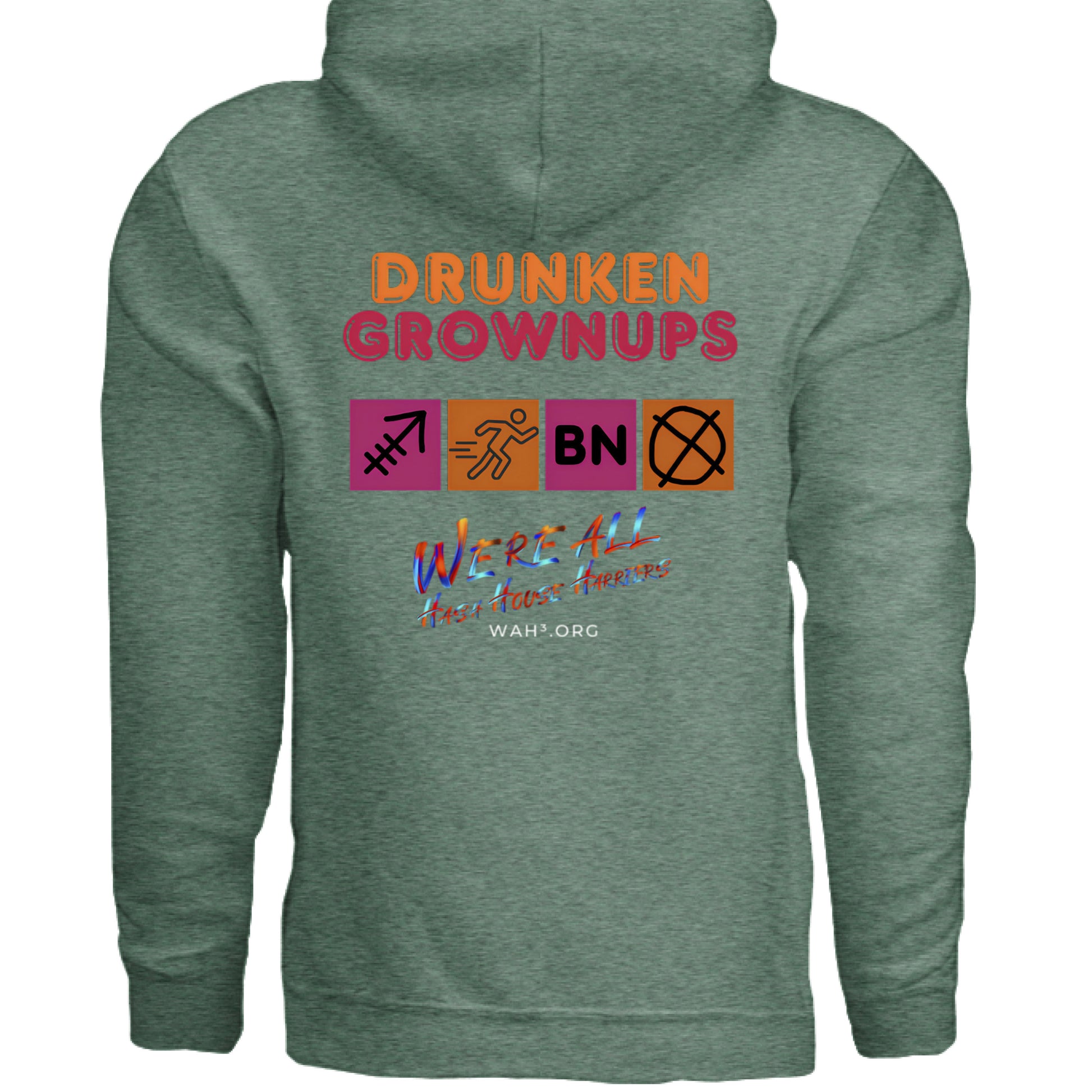 Heather Sport Dark Green - BACK