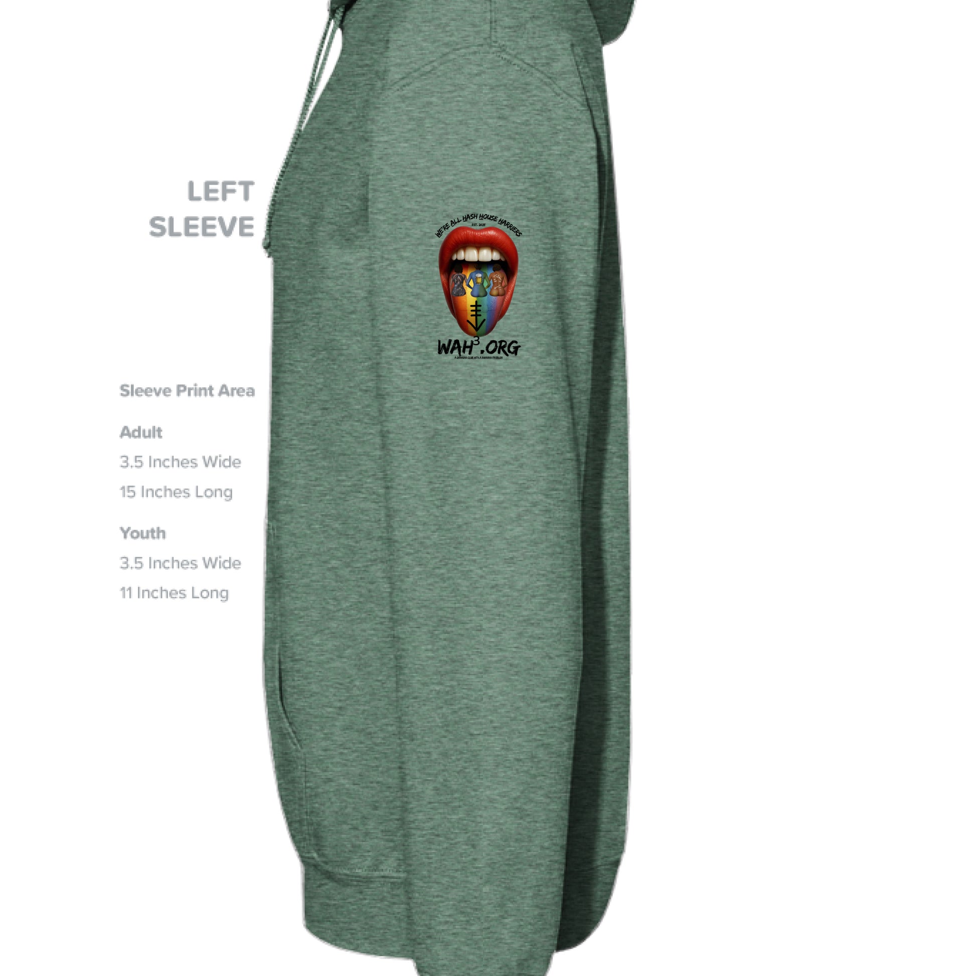 Heather Sport Dark Green - SLEEVE_LEFT
