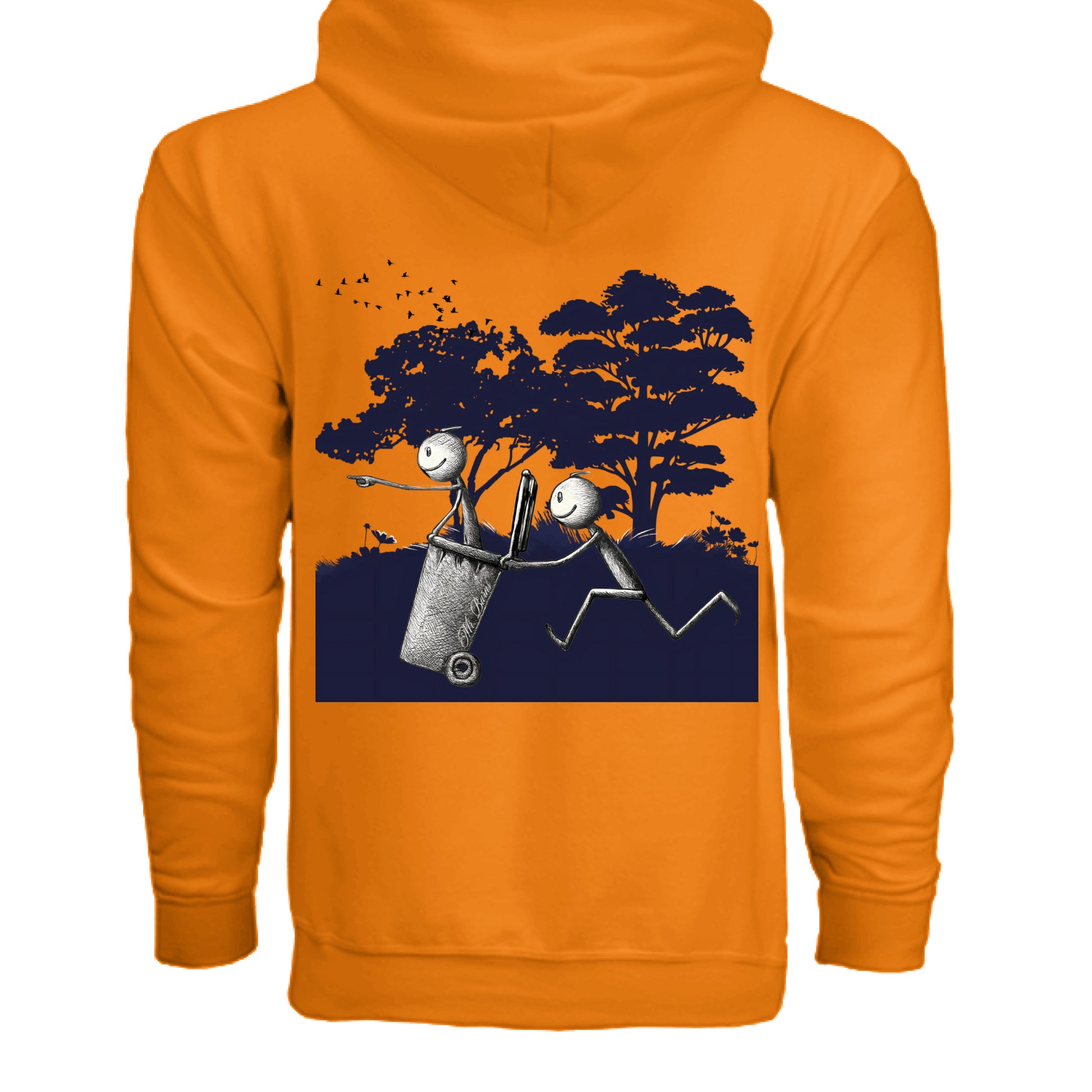 SAFETY ORANGE - BACK