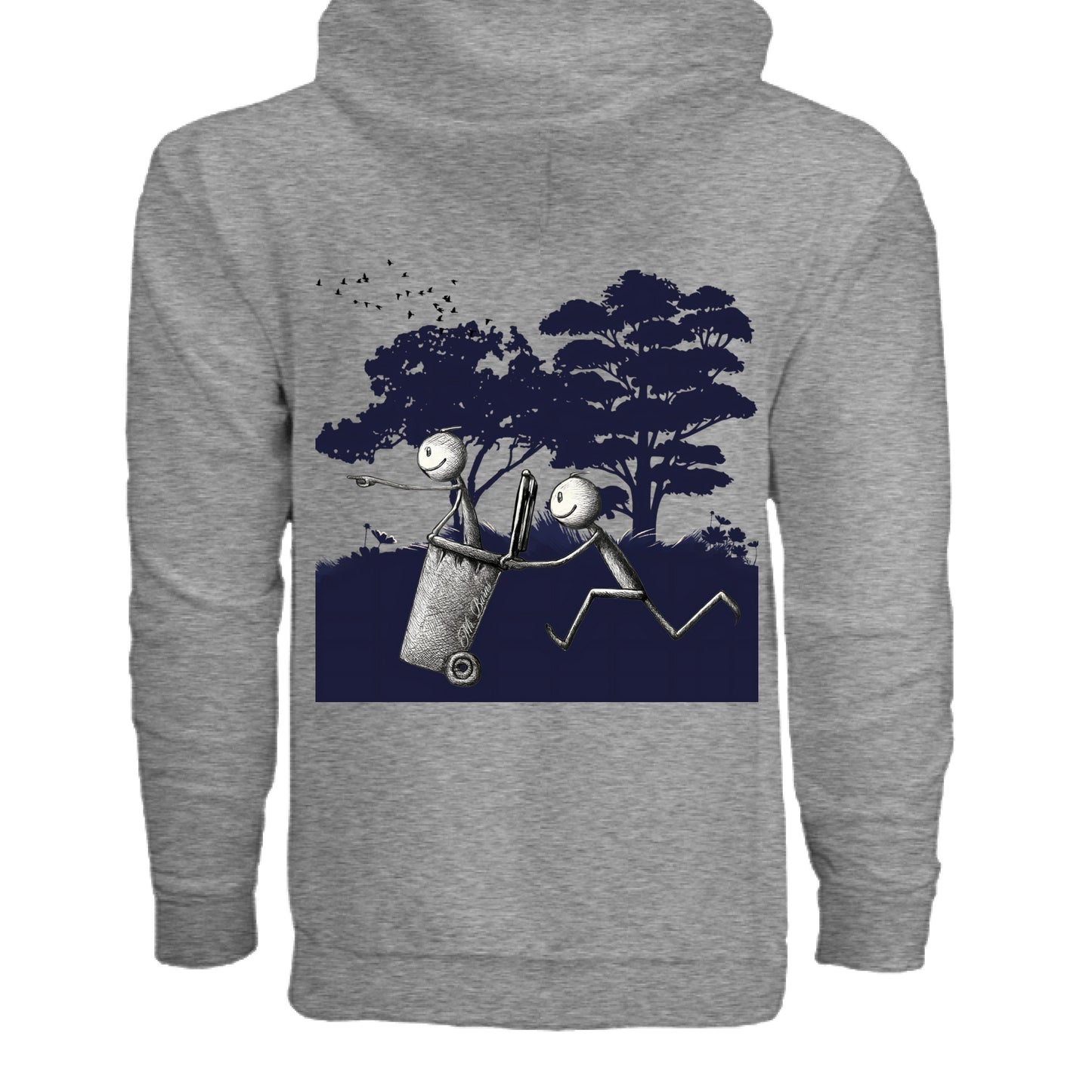 GRAPHITE HEATHER - BACK