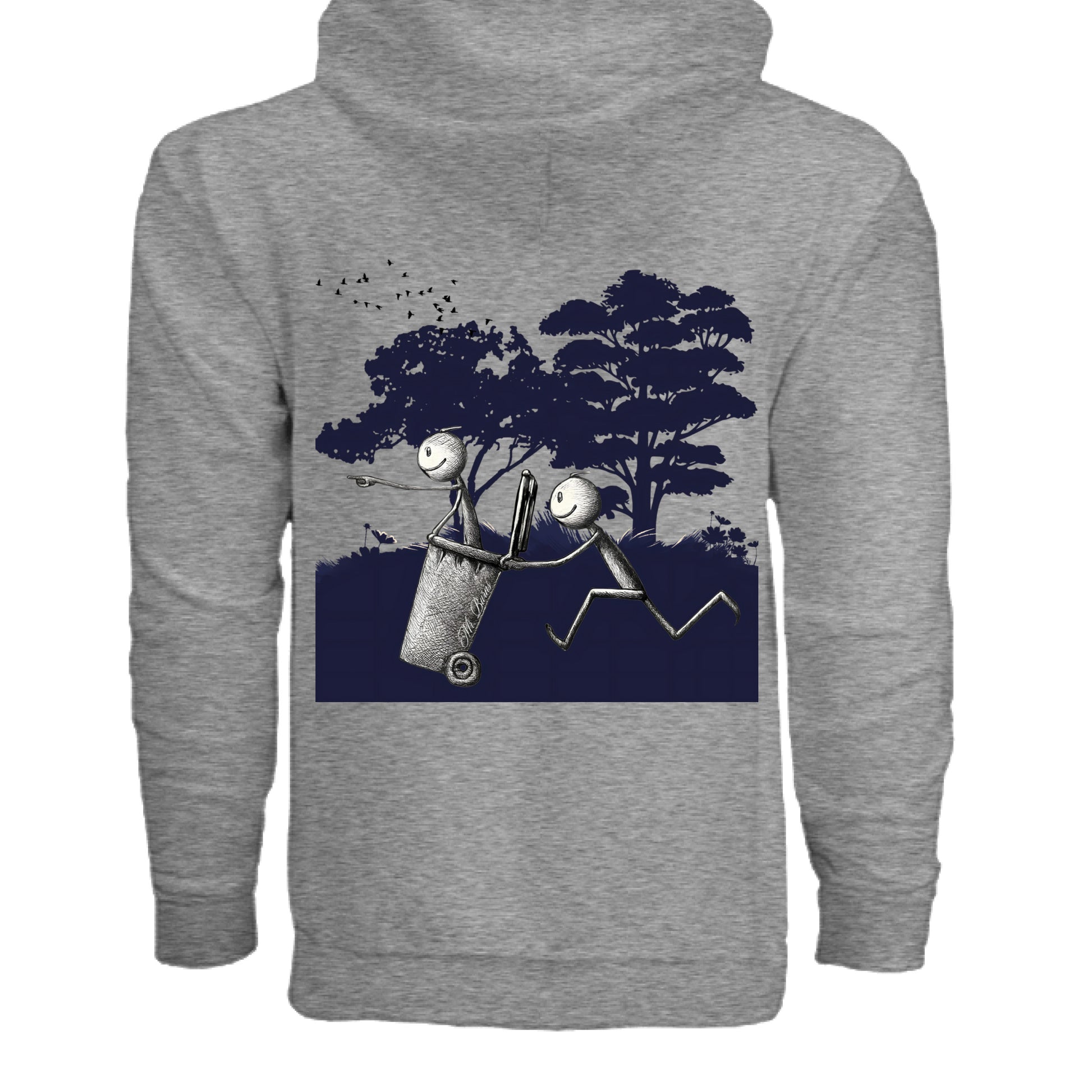 GRAPHITE HEATHER - BACK