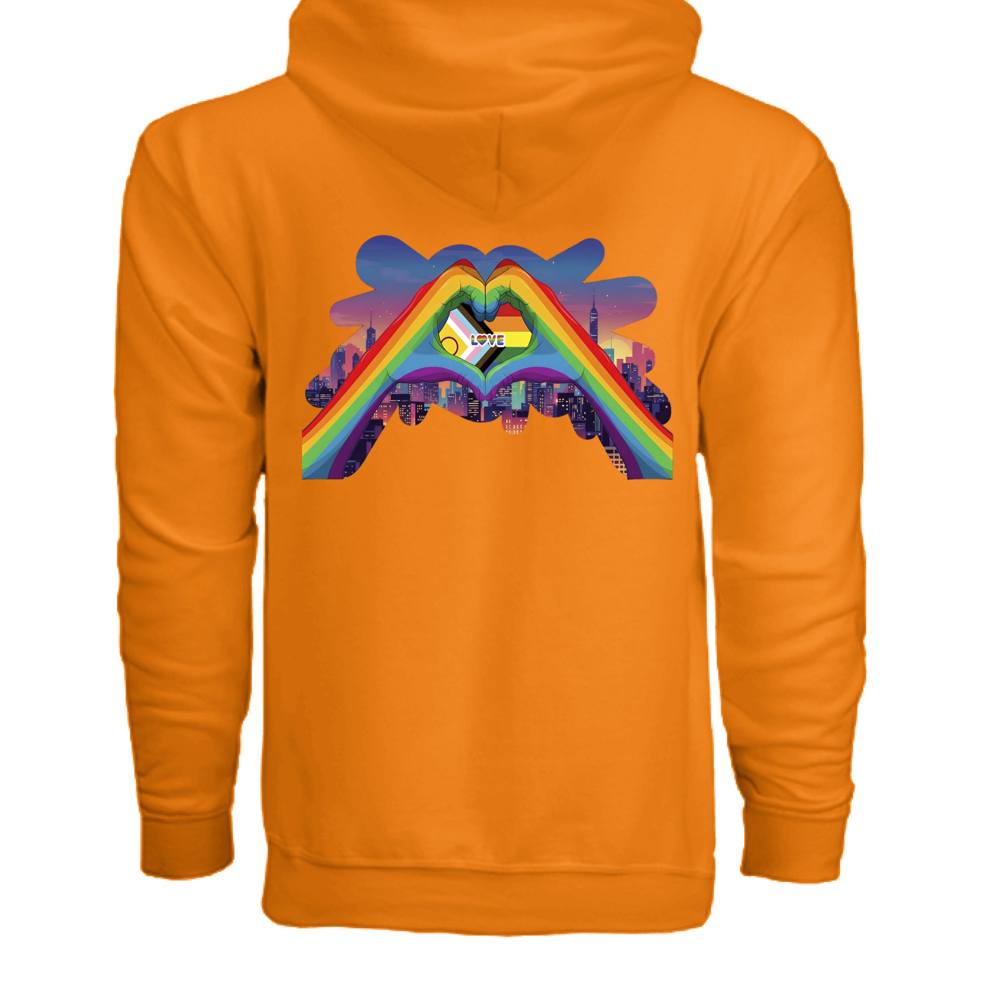 SAFETY ORANGE - BACK